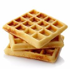 Waffle without fruits